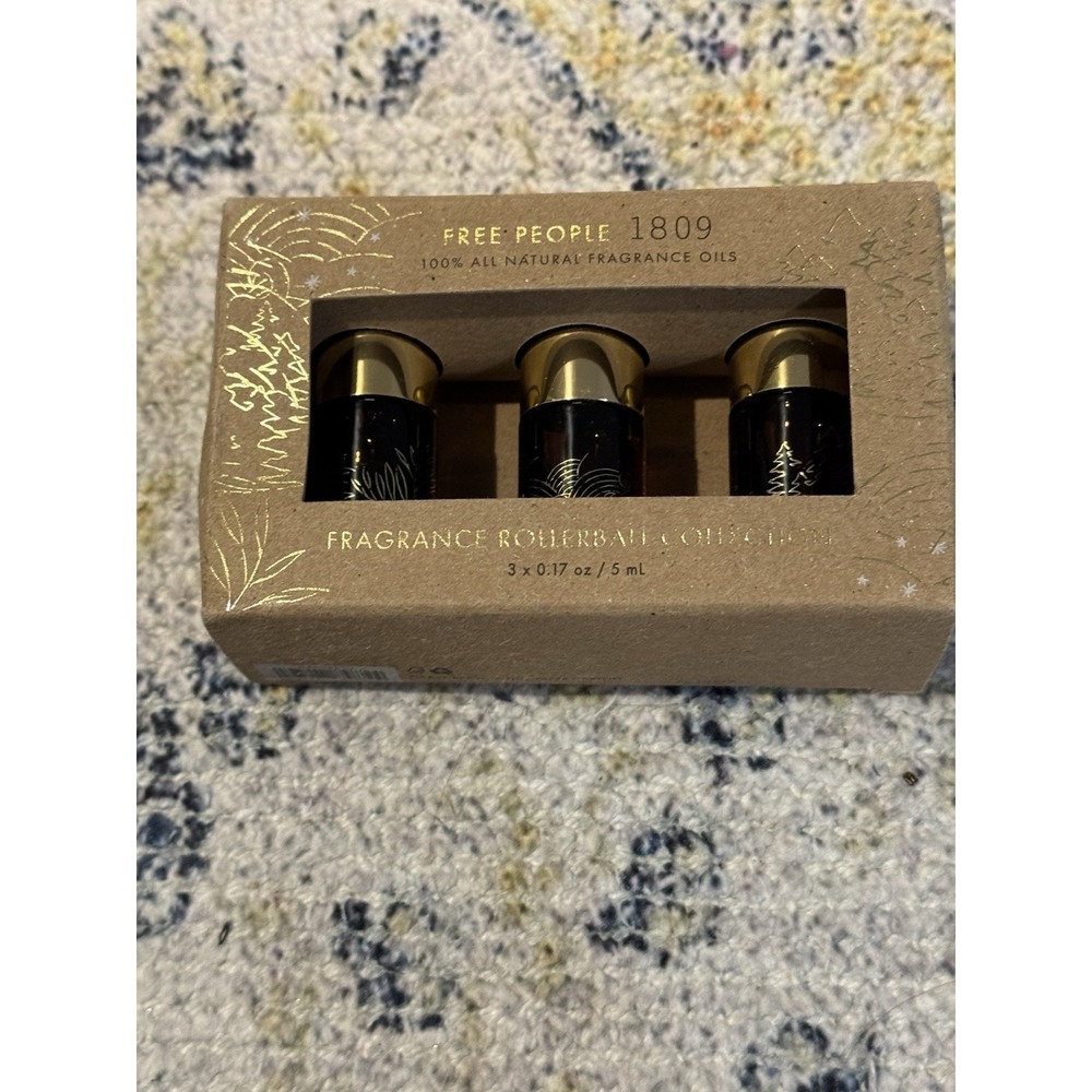 Free People Fragrance Rollerball Collection Lodge Surf Zen New In Box